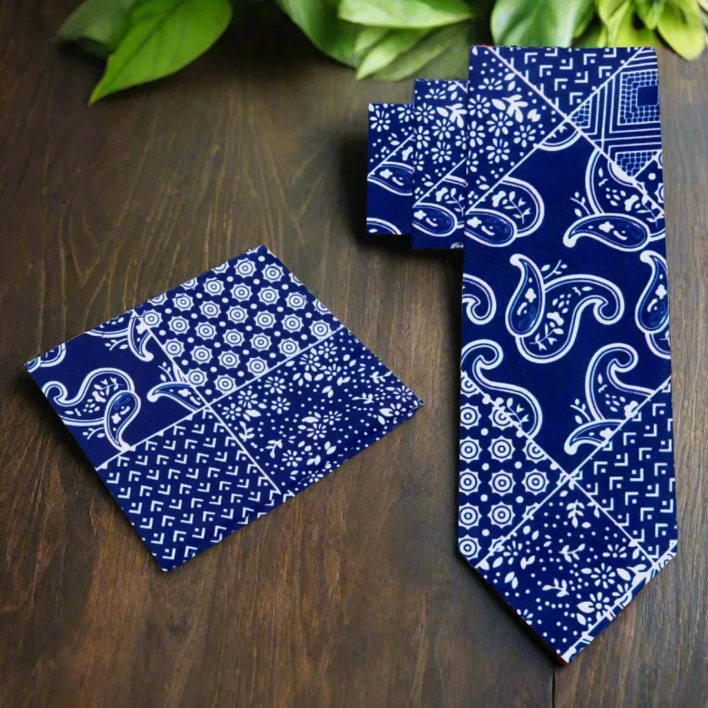 Bandana Patchwork Necktie