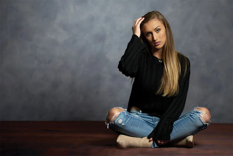 Classic Gray Textured Photography Backdrop