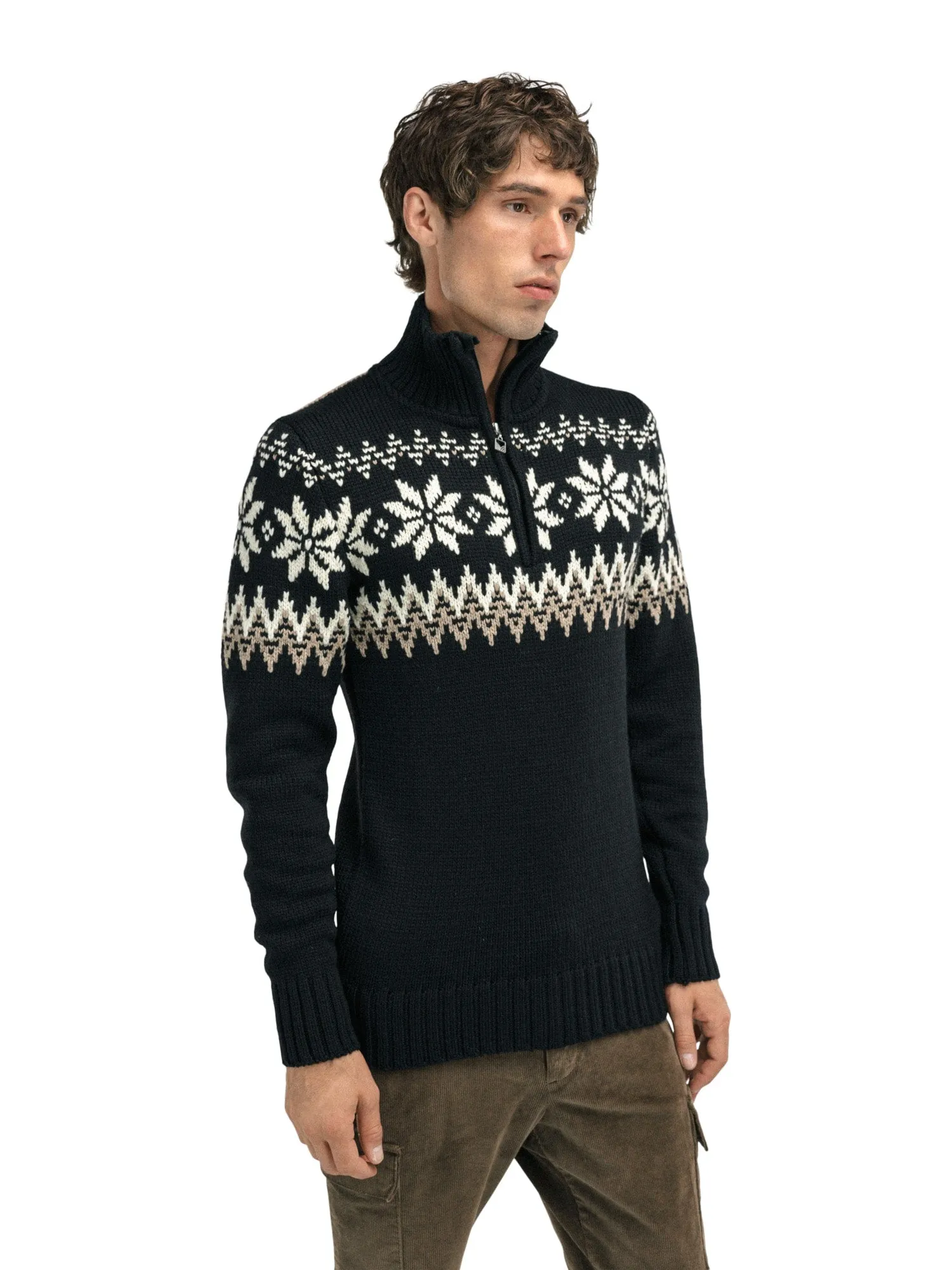 Dale of Norway | Myking Sweater | Black/Brown/Off White