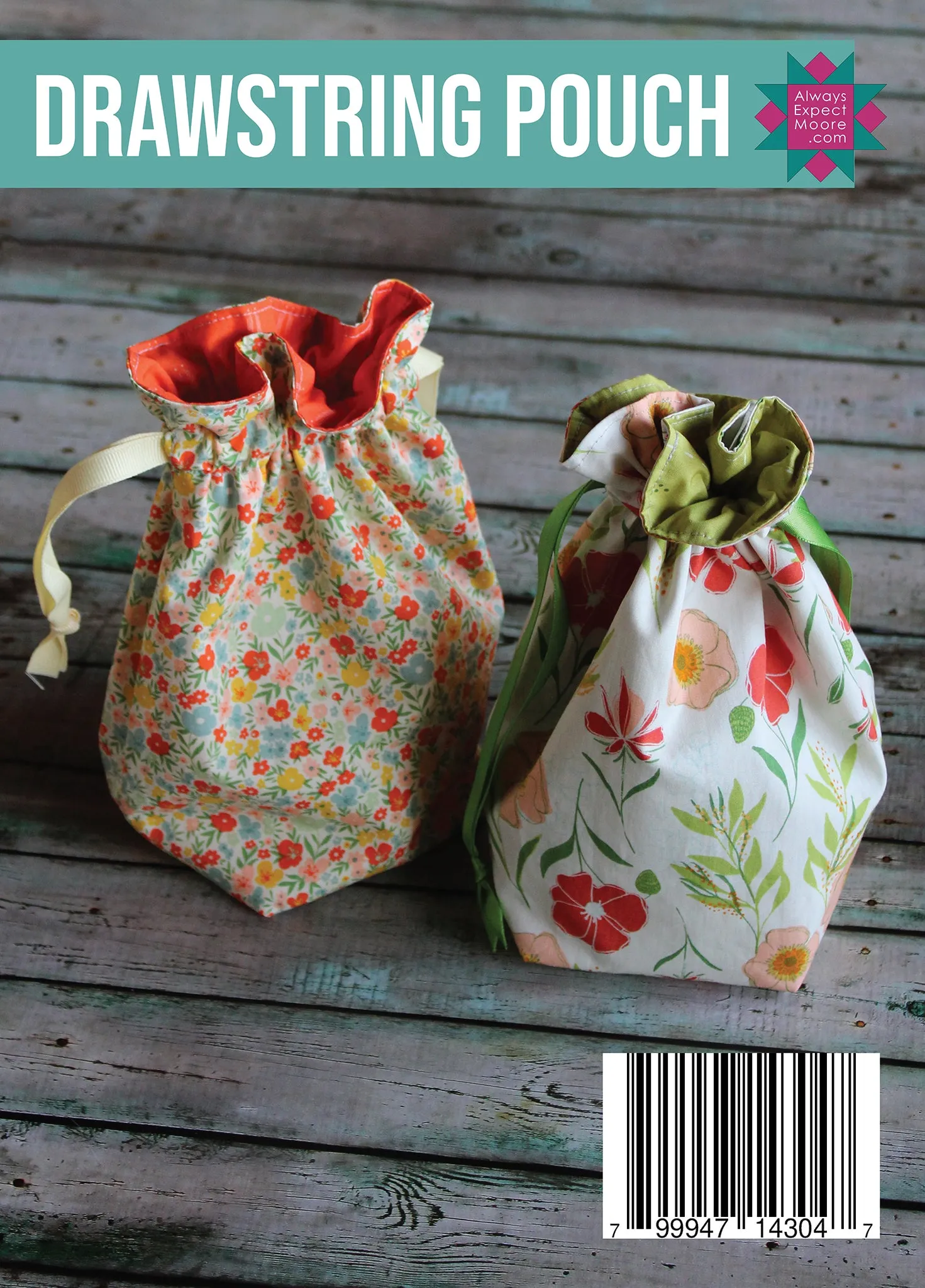 Drawstring Pouch - Printed Pattern