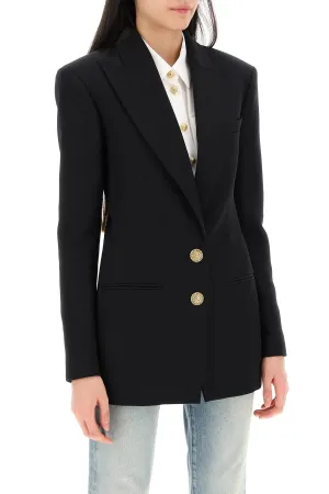 fitted single-breasted blazer