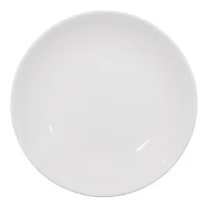 Furtino England Sphere 28cm (11'') White Porcelain Flat Plate, Pack of 6