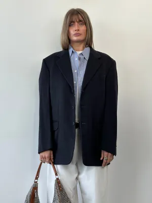 Italian Vintage Pure Cashmere Single Breasted Blazer - 42R/XL