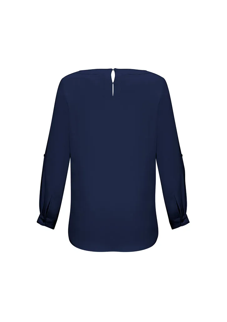 Ladies Madison Boatneck Blouse (BZ-S828LL)