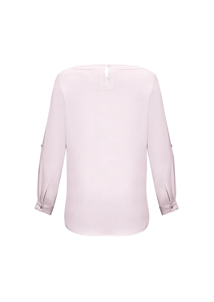 Ladies Madison Boatneck Blouse (BZ-S828LL)