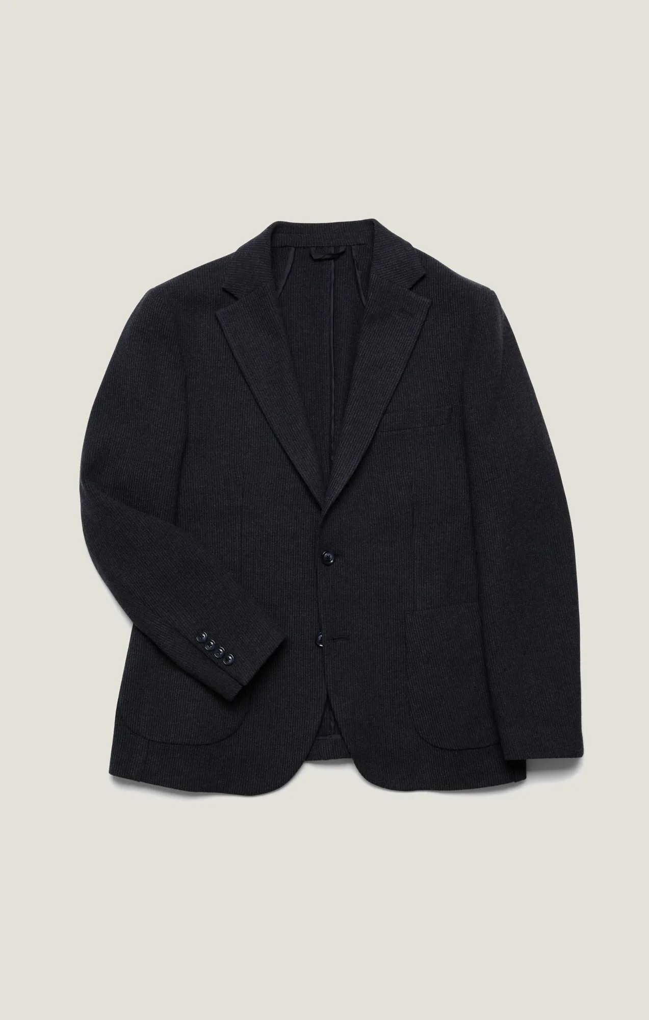 Matteo Structured Blazer In Dark Grey