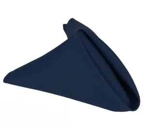 Navy Blue - 20 x 20 inch Polyester Napkins ( 5 Pieces )