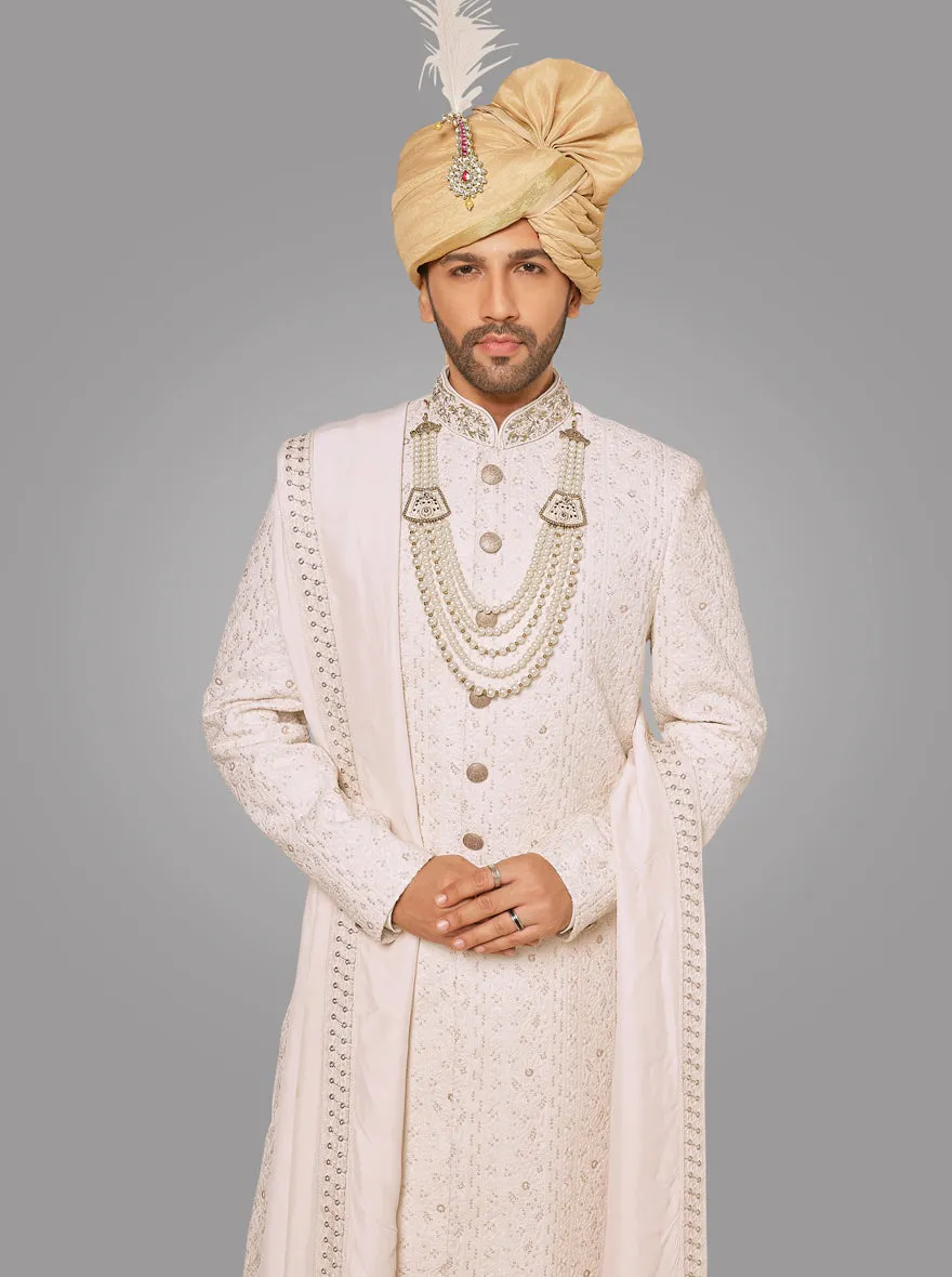 Off White Sherwani | TULA