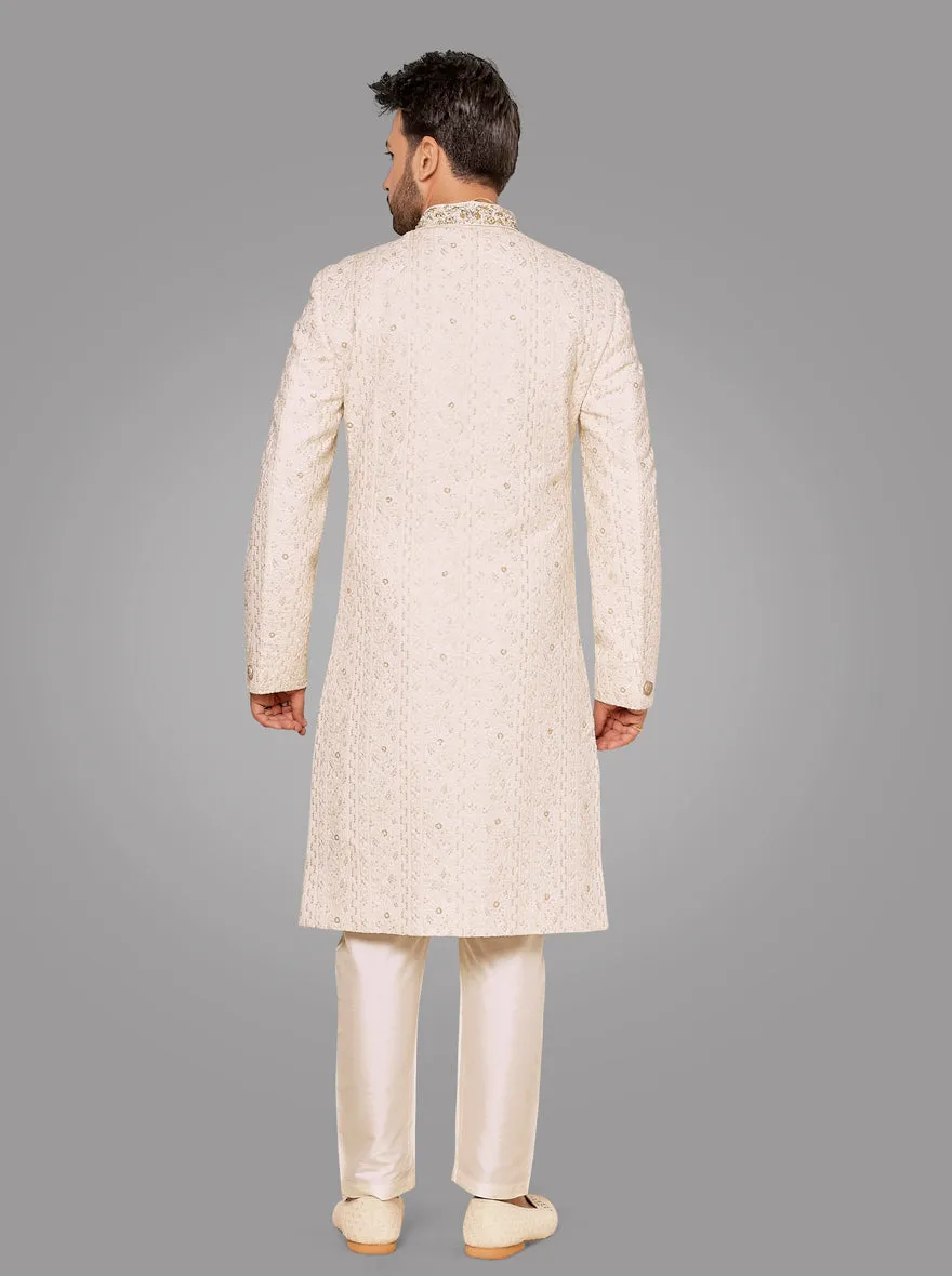 Off White Sherwani | TULA