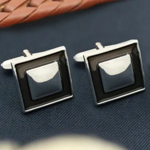 Peluche Everyday Square Blue Cufflinks