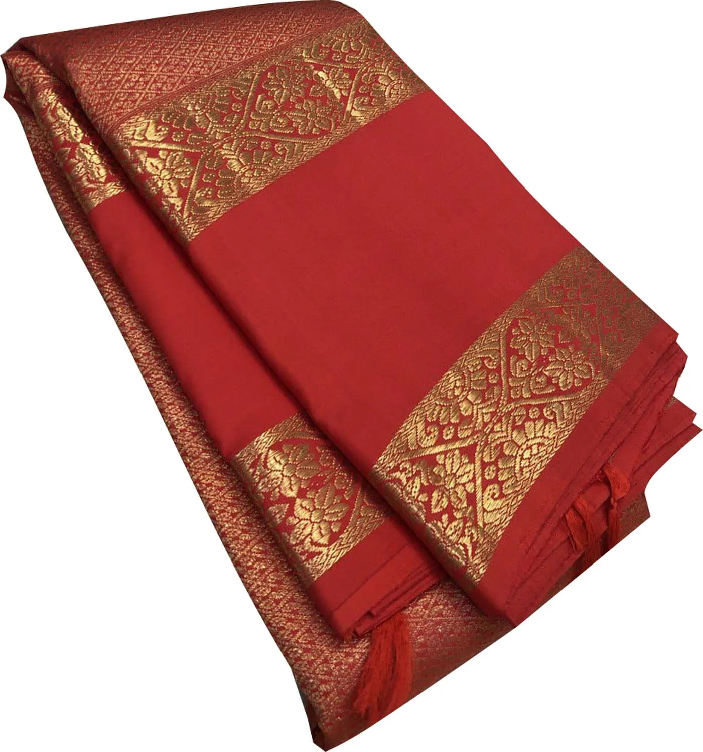 Red Kanjeevaram Handloom Silk Saree - Pure Elegance for Any Occasion