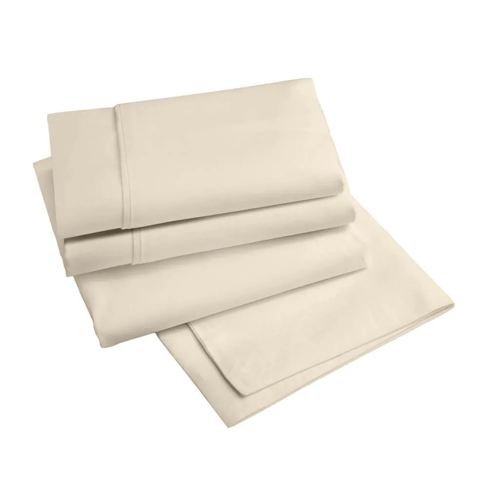 Renee Taylor 1500TC Cotton Blend Sheet Set King Ivory