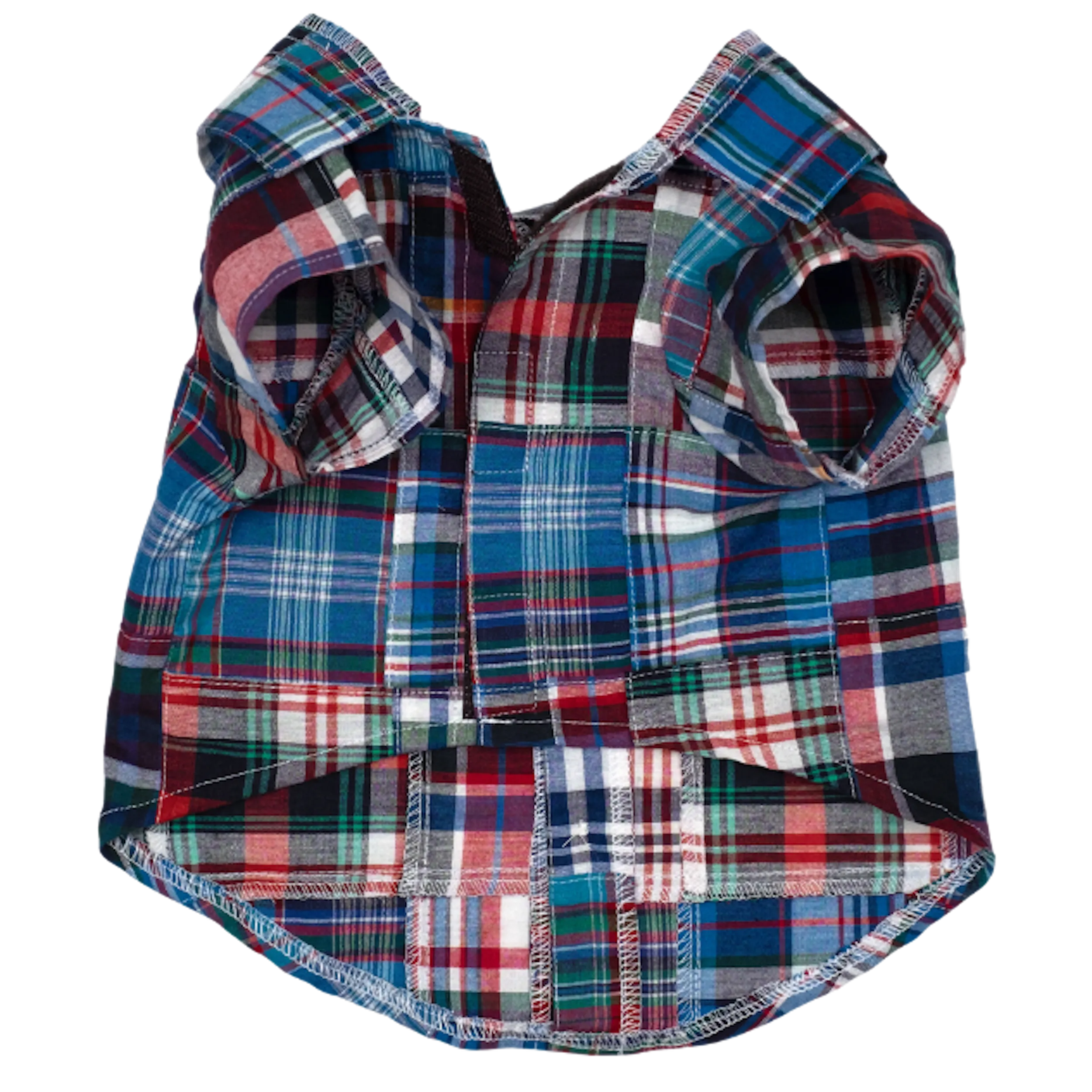 Shirt | Blue Patch Madras Plaid