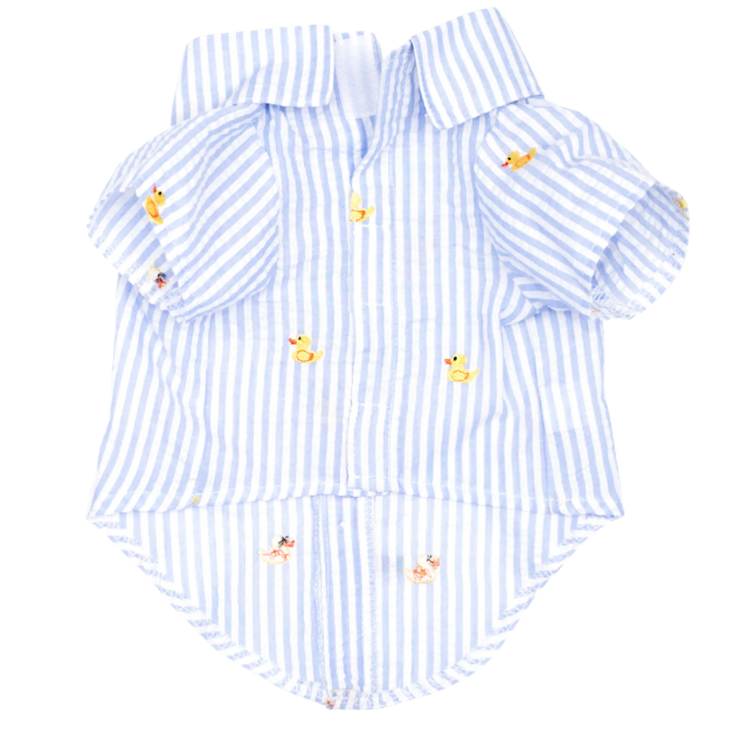 Shirt | Blue Stripe Rubber Duck