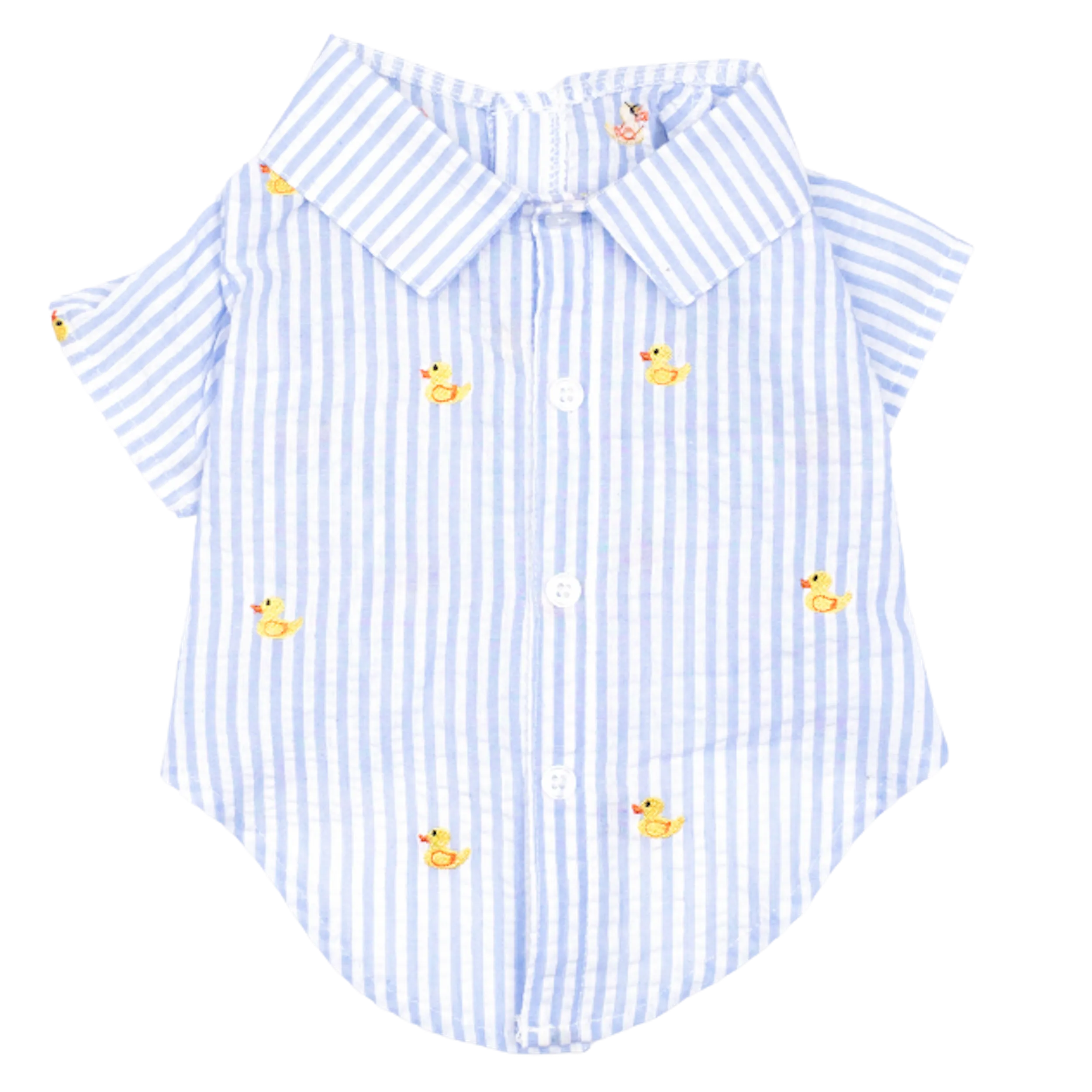 Shirt | Blue Stripe Rubber Duck