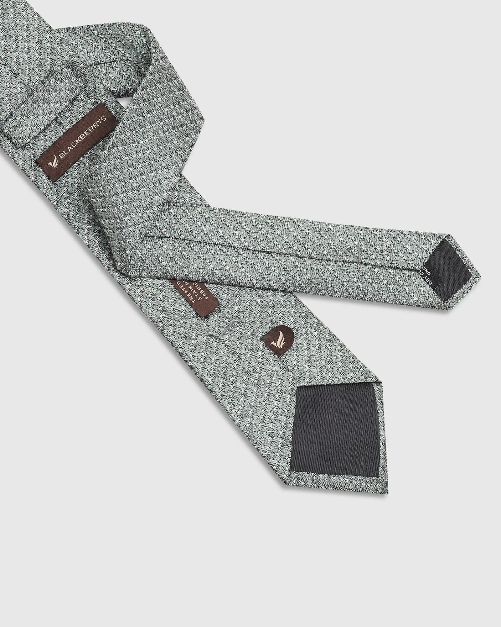 Silk Green Printed Tie - Twinkle