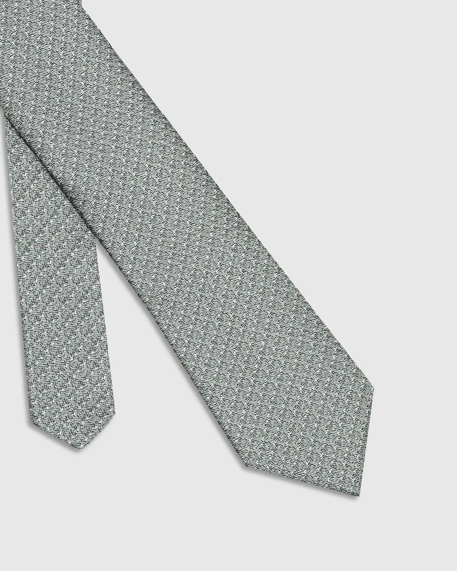 Silk Green Printed Tie - Twinkle