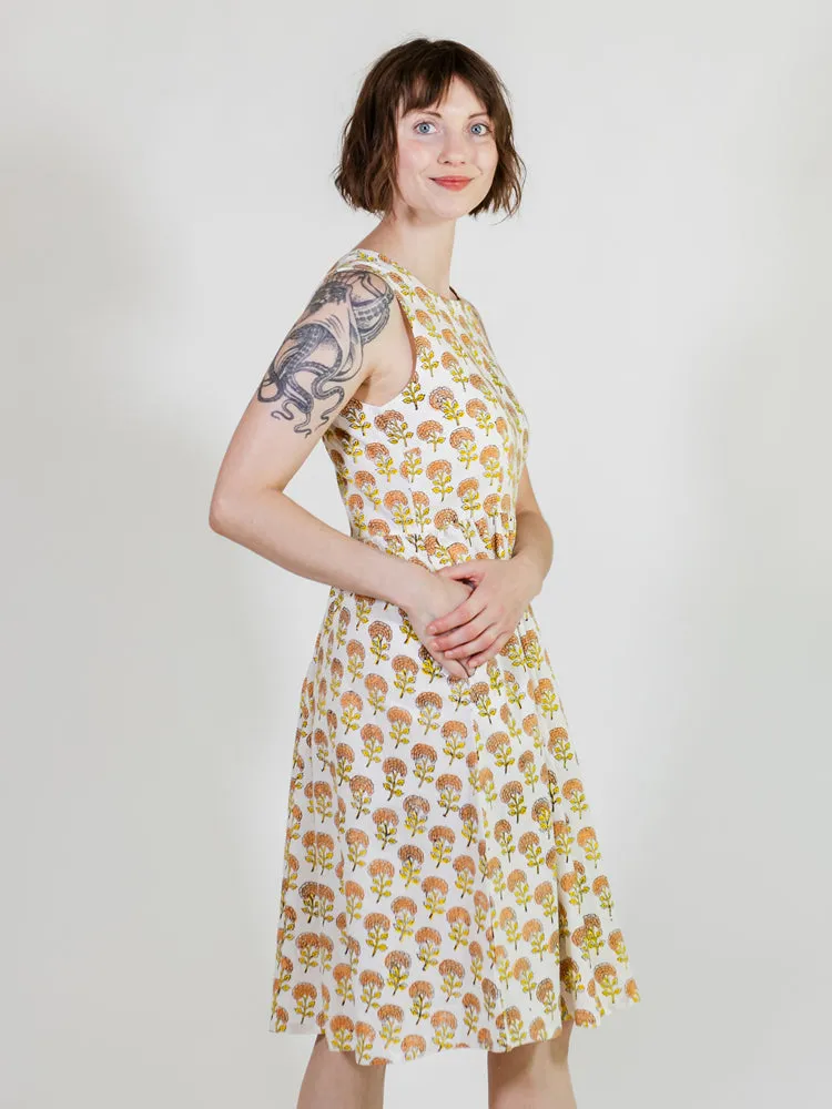 Sydney Sleeveless Dress - Marigold