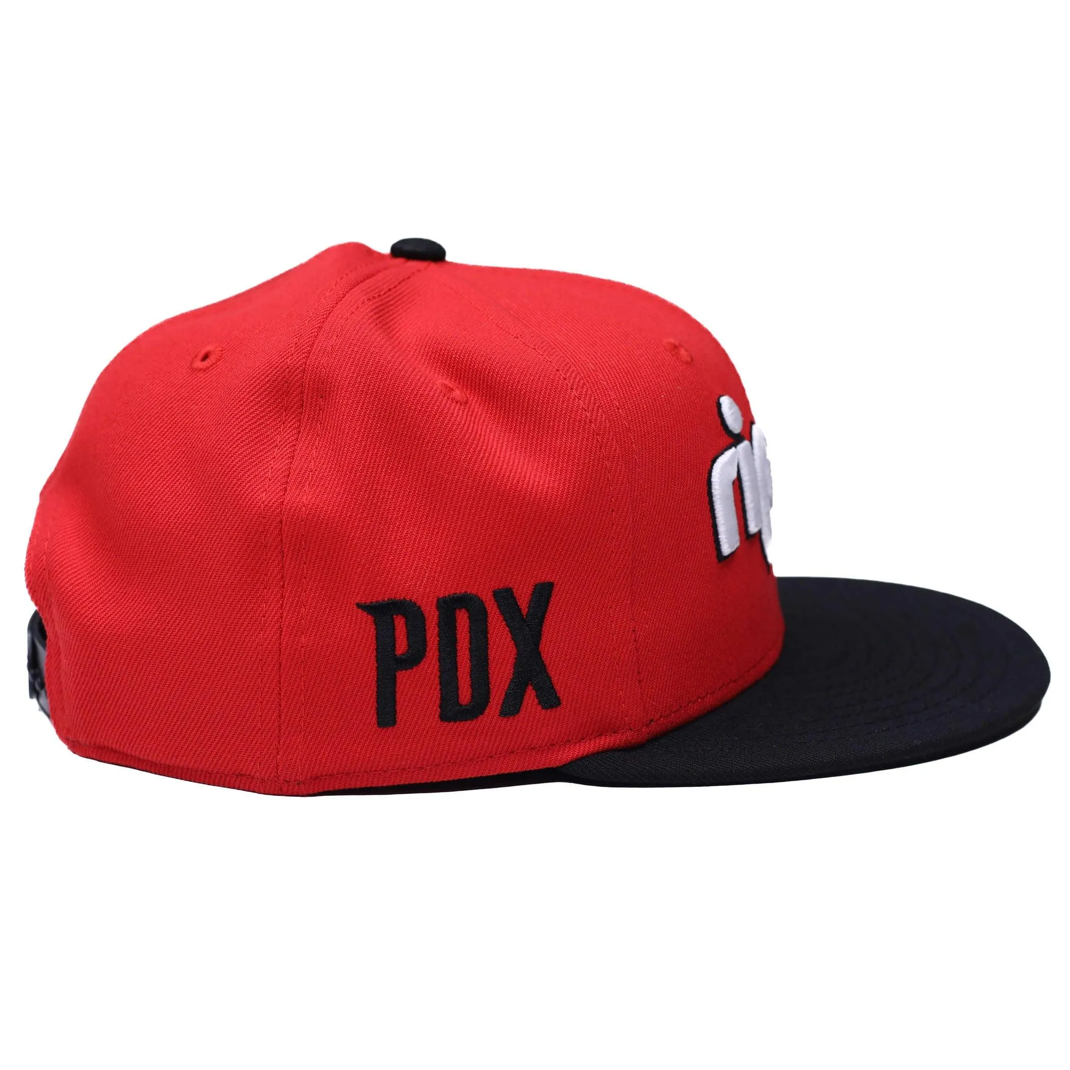 Trail Blazers New Era Rip City Red Flip 9FIFTY Snapback