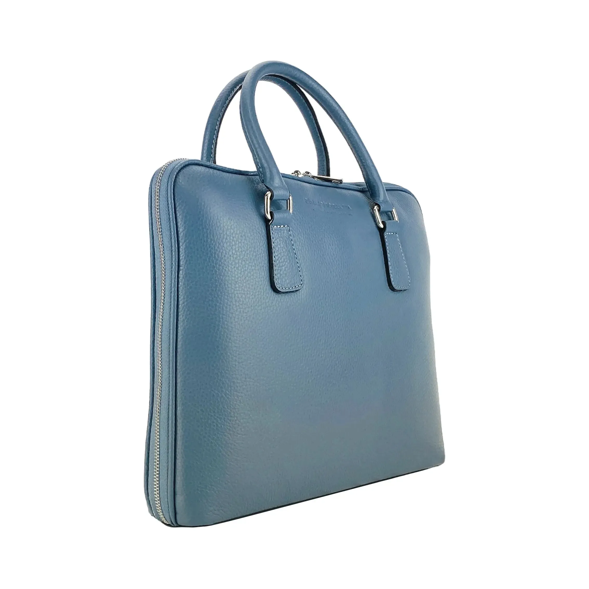 Unisex Italian Leather Business Briefcase - RB1019P