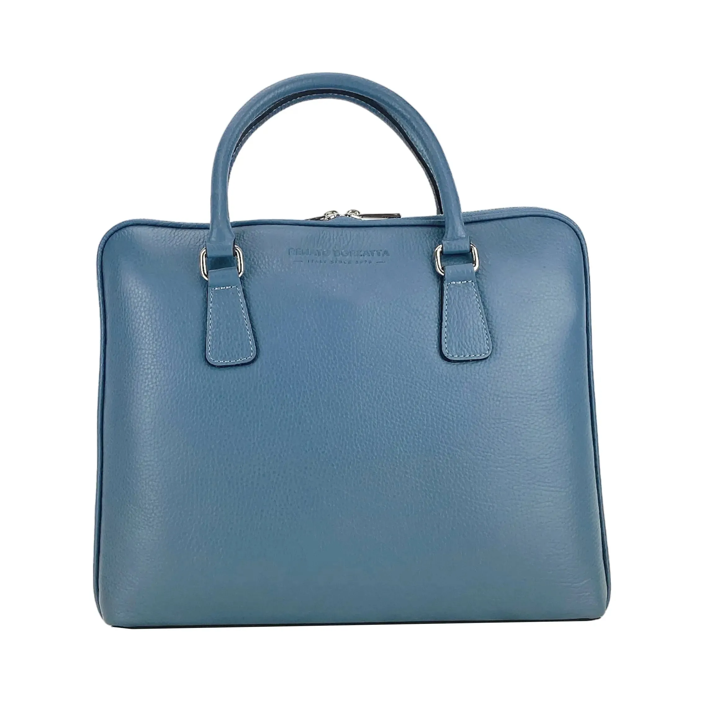 Unisex Italian Leather Business Briefcase - RB1019P