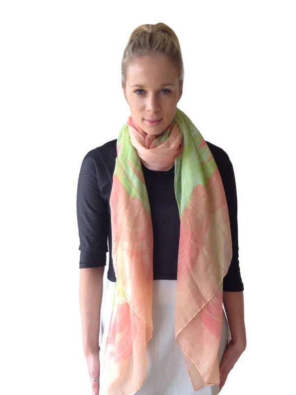 Watercolour scarf